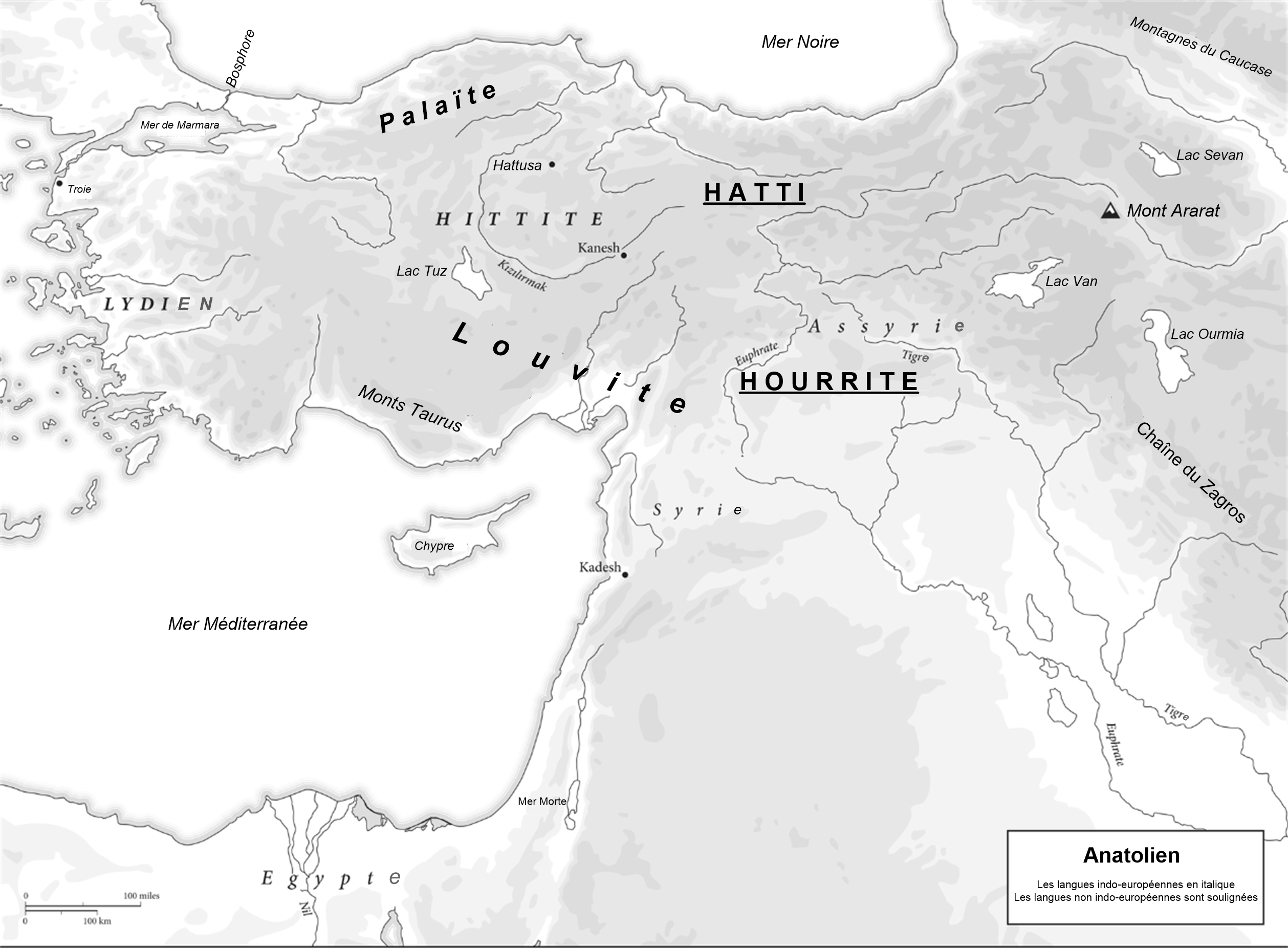 Langues de l'Anatolie