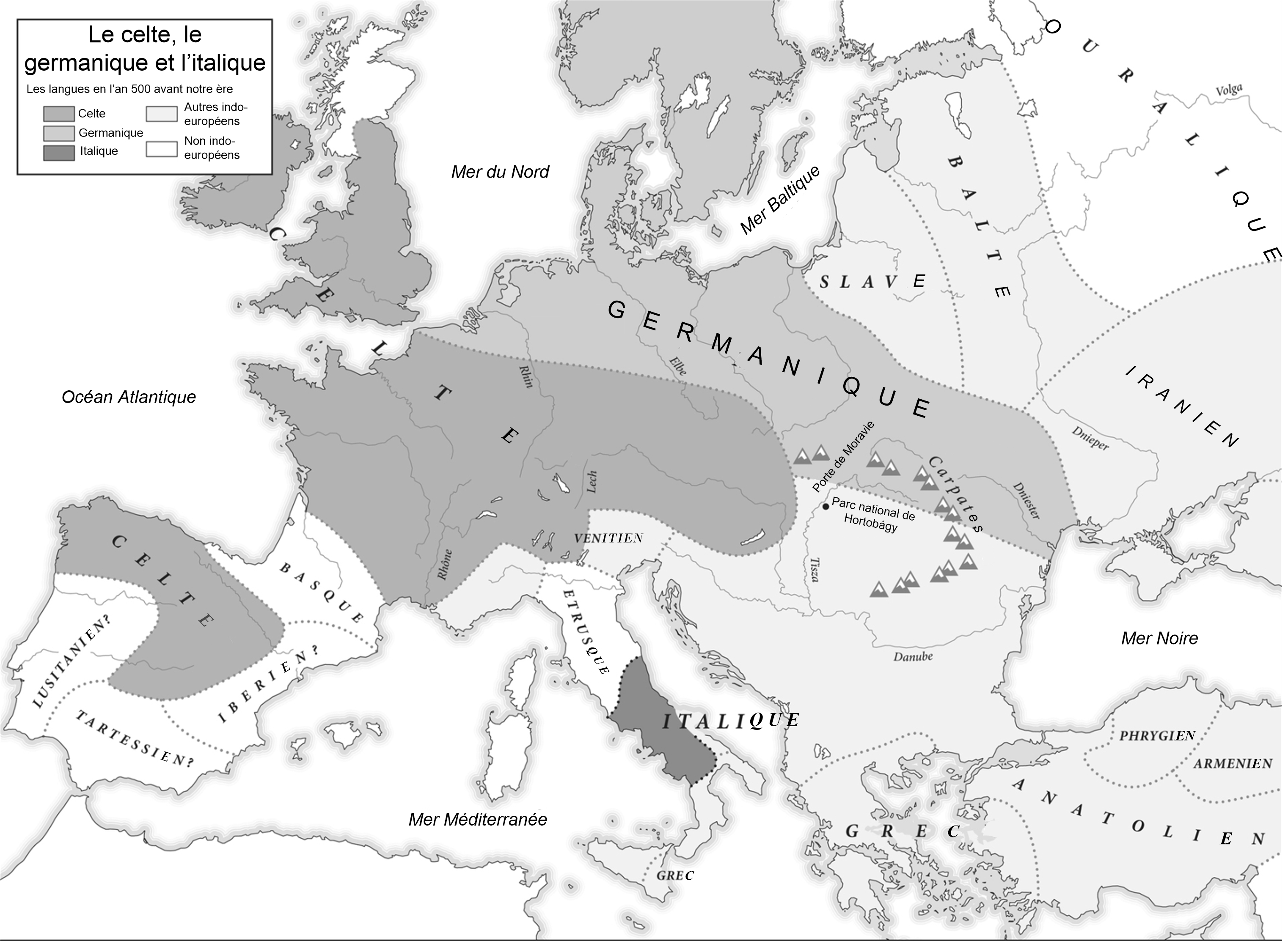 Le celte, le germanique et l�italique